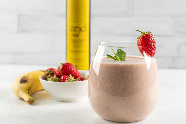 Strawberry Zejd EVOO Smoothie